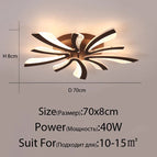 Black  5 heads-QP / Brightness Dimmable