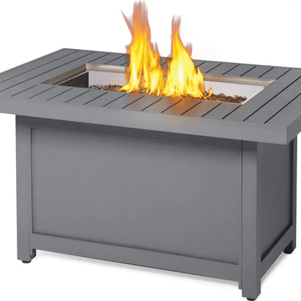 Patioflame Table - Patio Elegance Hamptons Rectangle Fire Table - Phoenix Fire Art Store