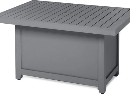 Patioflame Table - Patio Elegance Hamptons Rectangle Fire Table - Phoenix Fire Art Store