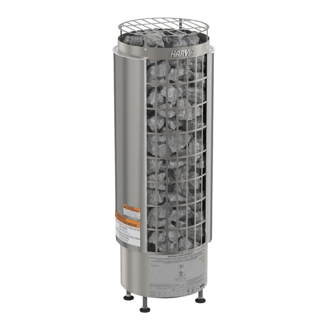 Harvia Cilindro UL Certified Electric Sauna Heater With Xenio CX45 Digital Control Panel & Sauna Stones [PC60/80/90/110E] (SAK86571) SAKSBY WHOLESALE