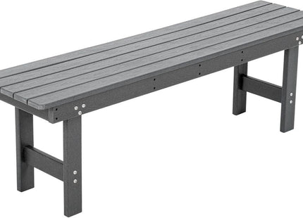 Pamapic HDPE Outdoor Dining Table and Chairs with Umbrella Hole Pamapic