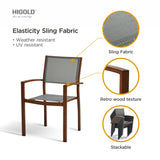 HIGOLD Carlo 9 Piece Extendable Outdoor Patio 8 Person Dining Set - Phoenix Fire Art Store