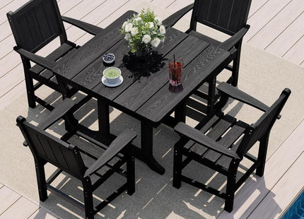 Pamapic HDPE Outdoor Dining Set (5 Pieces) Pamapic