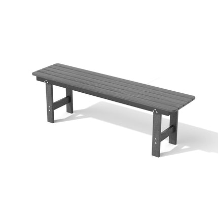 Pamapic HDPE Outdoor Dining Table and Chairs with Umbrella Hole Pamapic