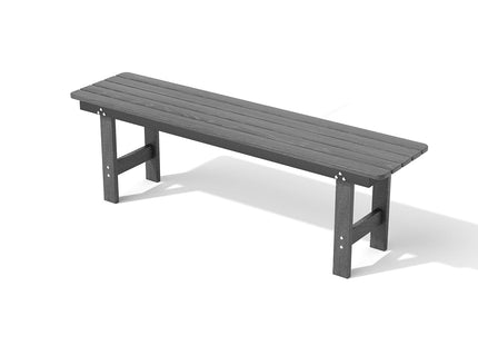 Pamapic HDPE Outdoor Dining Table and Chairs with Umbrella Hole Pamapic