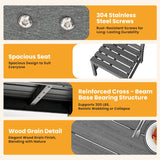 Pamapic HDPE Outdoor Dining Set (5 Pieces)