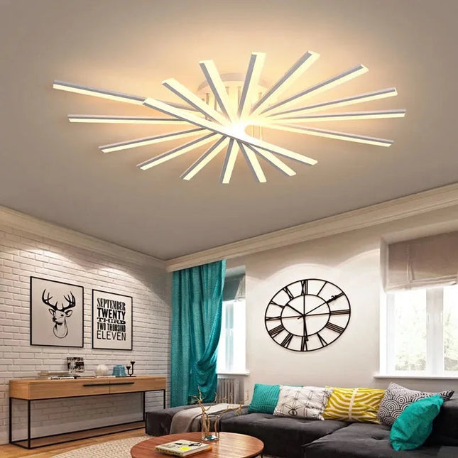 DecorBites™ LED Ceiling Chandelier Indoor Lighting Living Room Bedroom Hall Aisle Lustre Fixture Decorbites