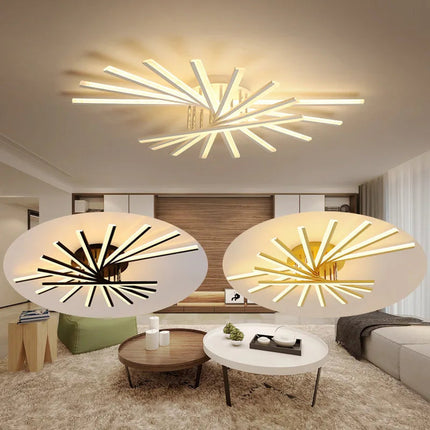 DecorBites™ LED Ceiling Chandelier Indoor Lighting Living Room Bedroom Hall Aisle Lustre Fixture Decorbites