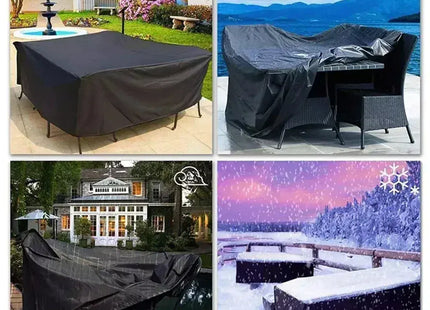 Outdoor Furniture Covers Waterproof Rain Snow Dust Wind-Proof Anti-UV Oxford Fabric Garden Lawn Patio Furniture Covers 40 Size - Phoenix Fire Art Store