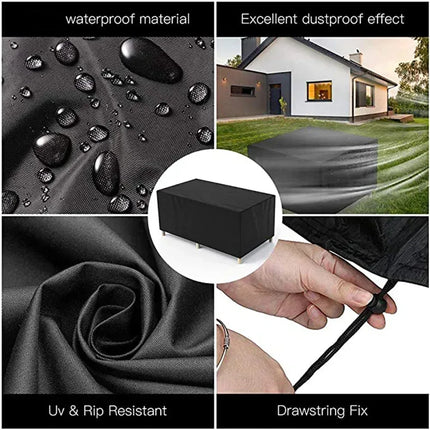88 size Patio Furniture Covers, Outdoor Furniture Cover Waterproof, Outdoor Table Cover - Phoenix Fire Art Store