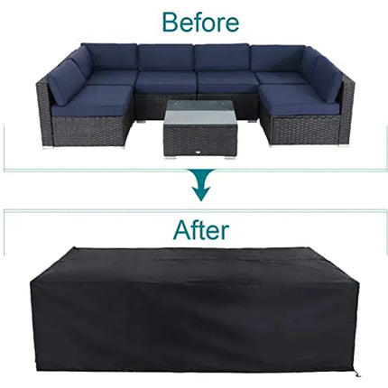 88 size Patio Furniture Covers, Outdoor Furniture Cover Waterproof, Outdoor Table Cover - Phoenix Fire Art Store