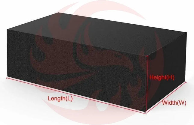 80 Size Outdoor Furniture Cover Rain, Dust, Wind And Uv Proof Oxford Garden Patio Furniture Cover - Phoenix Fire Art Store