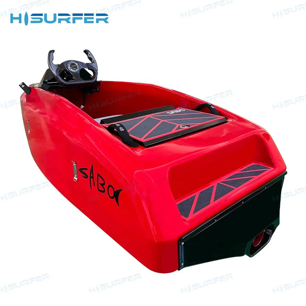 Sabo Electric Mini Jet Boat Jet Propulsion Powered Boat 30MPH 72V 71A Battery Jet Boat