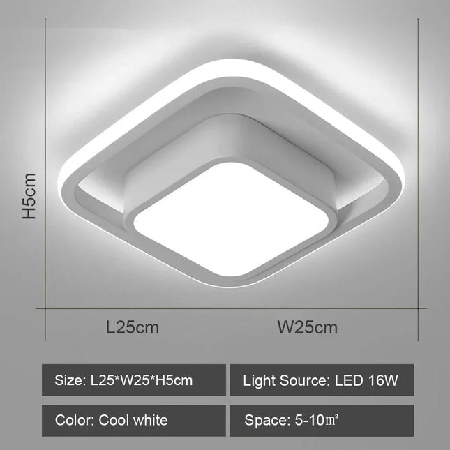 DecorBites™ LED Ceiling Chandelier: Modern Indoor Lighting for Home Bedroom Kitchen Living Room Decorbites