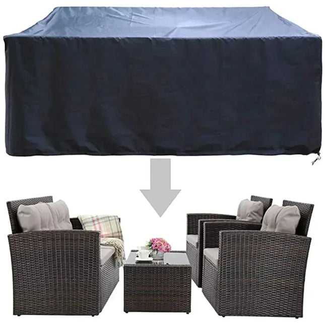 88 size Patio Furniture Covers, Outdoor Furniture Cover Waterproof, Outdoor Table Cover - Phoenix Fire Art Store