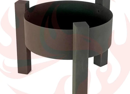 Heavy Duty Fire Pit Bowl with Modern Sturdy Steel Legs - Phoenix Fire Art Store