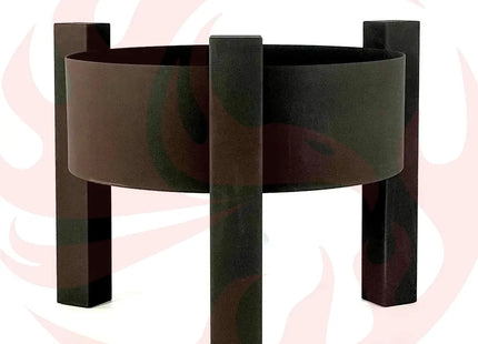Heavy Duty Fire Pit Bowl with Modern Sturdy Steel Legs - Phoenix Fire Art Store