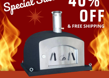 Traditional Wood Fired Brick Pizza Oven - Vision PRO ProForno