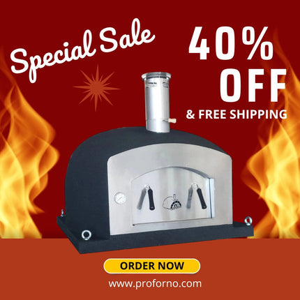 Traditional Wood Fired Brick Pizza Oven - Vision PRO ProForno