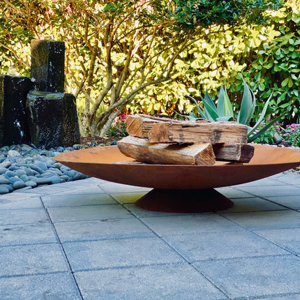 Corten Steel Fire Pit, Bowl, Water Bowl*, and Planter Bowl - FREE SHIPPING