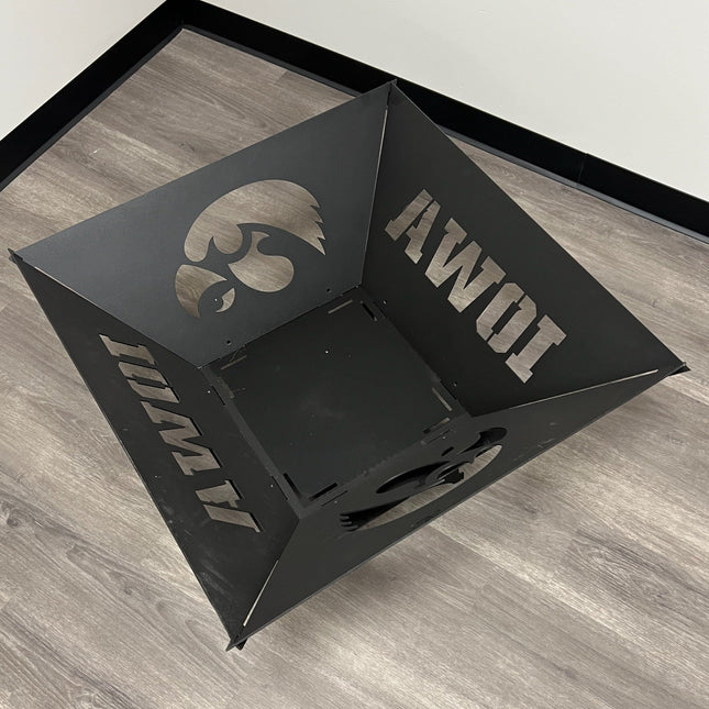 Iowa Hawkeyes Logo Fire Pit