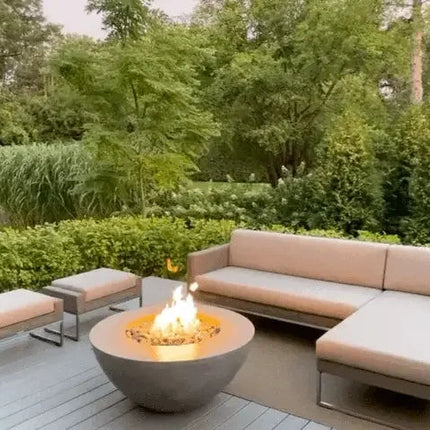 Conique | Concrete Fire Bowl - Phoenix Fire Art Store