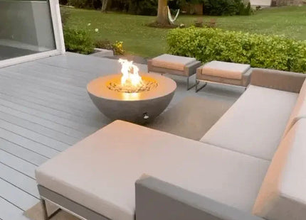 Conique | Concrete Fire Bowl - Phoenix Fire Art Store