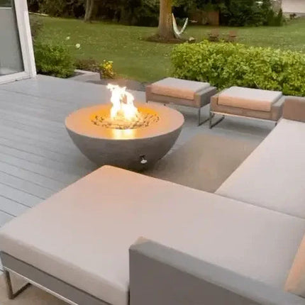 Conique | Concrete Fire Bowl - Phoenix Fire Art Store