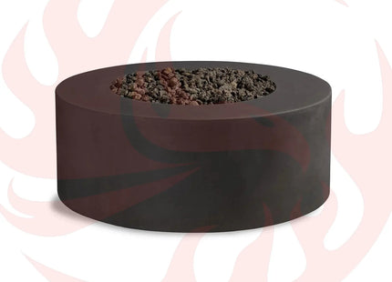 Kylindros - Cylinder Concrete Fire Pit Table - Phoenix Fire Art Store
