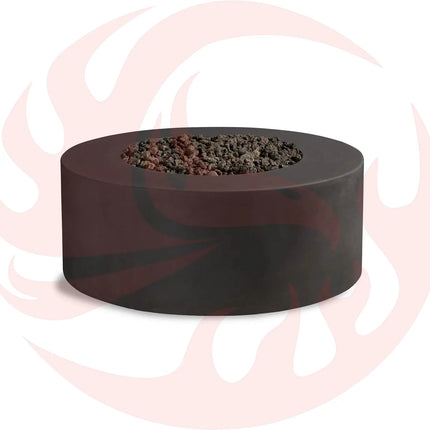 Kylindros - Cylinder Concrete Fire Pit Table - Phoenix Fire Art Store