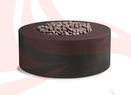 Kylindros - Cylinder Concrete Fire Pit Table - Phoenix Fire Art Store