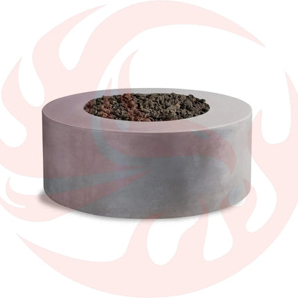 Kylindros - Cylinder Concrete Fire Pit Table - Phoenix Fire Art Store