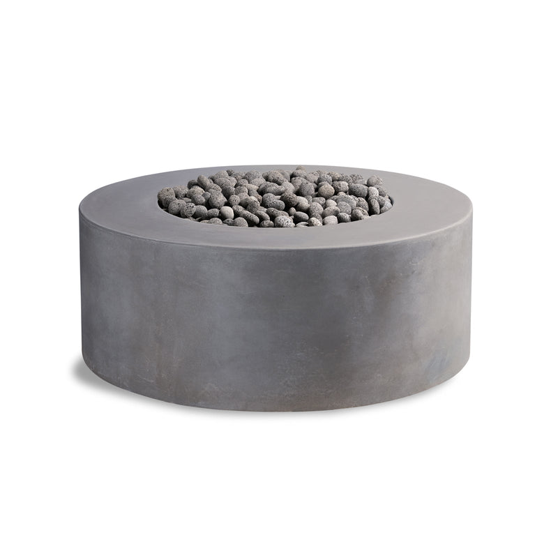 Kylindros - Cylinder Concrete Fire Pit Table - Phoenix Fire Art Store