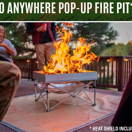Portable Fire Pit Kit - Leave No Trace Bundle - Phoenix Fire Art Store