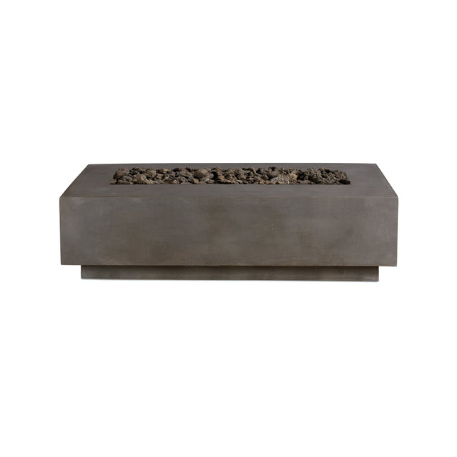 Lineal | Rectangular Concrete Fire Table - Phoenix Fire Art Store