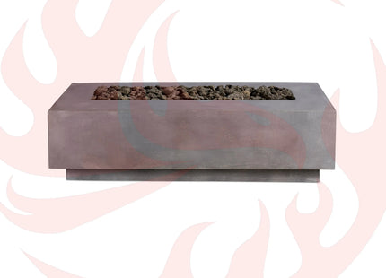 Lineal | Rectangular Concrete Fire Table - Phoenix Fire Art Store