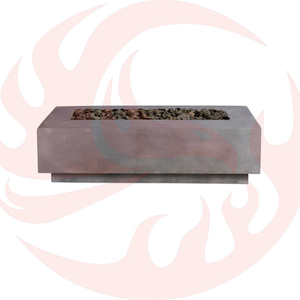 Lineal | Rectangular Concrete Fire Table - Phoenix Fire Art Store