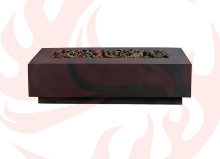 Lineal | Rectangular Concrete Fire Table - Phoenix Fire Art Store