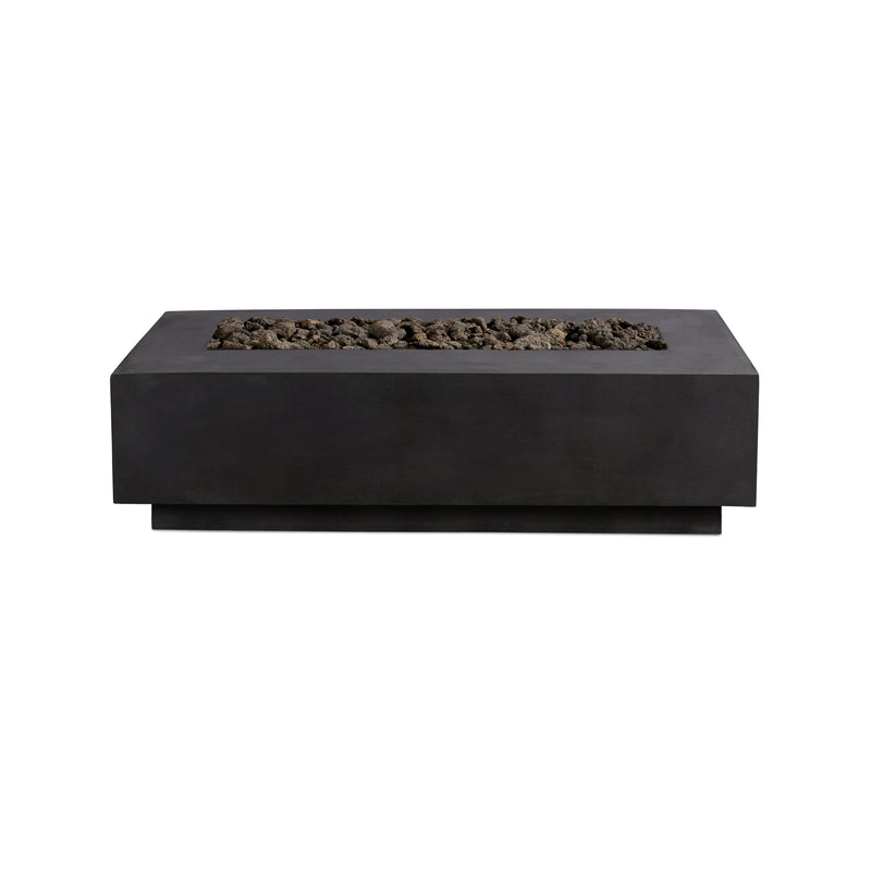 Lineal | Rectangular Concrete Fire Table - Phoenix Fire Art Store