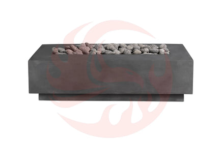 Lineal | Rectangular Concrete Fire Table - Phoenix Fire Art Store