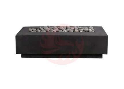 Lineal | Rectangular Concrete Fire Table - Phoenix Fire Art Store