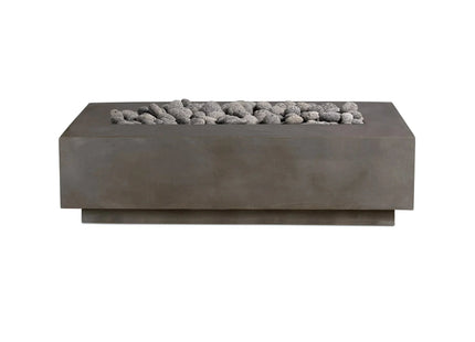 Lineal | Rectangular Concrete Fire Table - Phoenix Fire Art Store