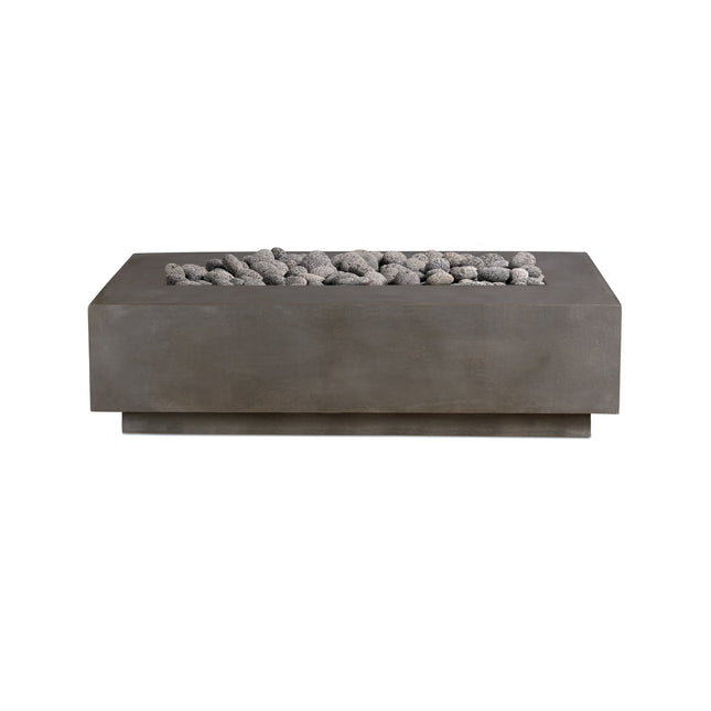 Lineal | Rectangular Concrete Fire Table - Phoenix Fire Art Store