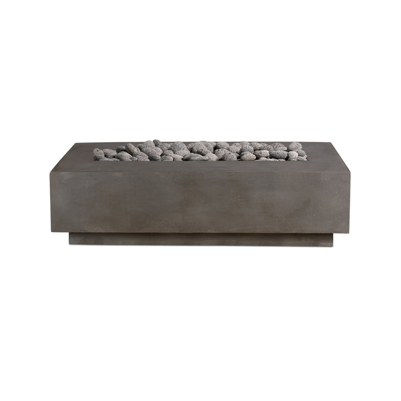 Lineal | Rectangular Concrete Fire Table - Phoenix Fire Art Store