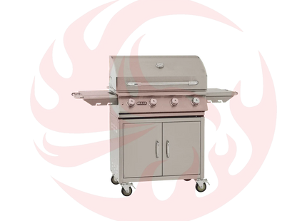Bull Lonestar Select 30-Inch 4-Burner Freestanding Gas Grill - Phoenix Fire Art Store