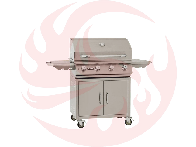 Bull Lonestar Select 30-Inch 4-Burner Freestanding Gas Grill - Phoenix Fire Art Store