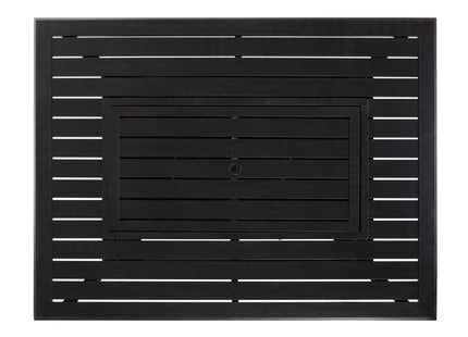 Longmont 48" Rectangular Aluminum Convertible Gas Fire Pit Table Fire Sense/Balkene Home