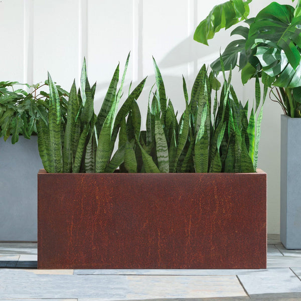 Corten Steel Box Planters - Rust Never Looked So Good! FREE SHIPPING