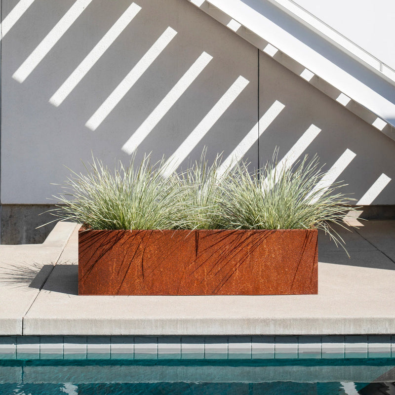 Corten Steel Box Planters - Rust Never Looked So Good! FREE SHIPPING
