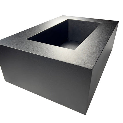 Rectangular Steel Fire Pit - Backyard Bonfire Beast